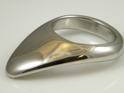 Teardrop cockring (cockring with prostate stimulation)