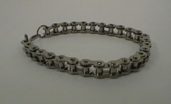 Bracelet chrome plated, small chain