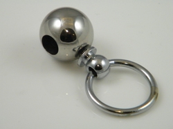 Extra closure, stainless steel ballclosure with ring