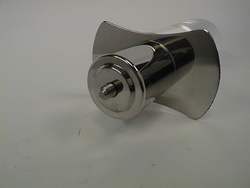 Dildoholder with safetyplate (stainless steel)