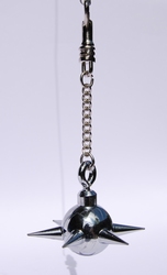 Pointball with six points on chain with springloaded hook