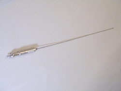 Steel Cane Low Flexible, Stainless steel with ball