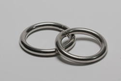 Cockring, low cost roestvrijstaal rond 8mm diameter,