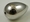 Egg form solid ball diameter 45mm, length 67mm  Screw-on