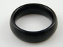 Lichtgewicht cockring, zwart donut vorm 18mm breed 