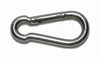Snaphook, stainless steel, middle, 60 x 6mm (100 kg) 