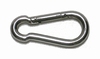 Karabiner,, mittel Edelstahl, 60 x 6 mm (100 kg) 