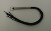 Long mini whip, stainless steel grip 